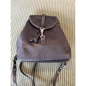Vintage Coach Legacy Black Leather Backpack B1169-09368